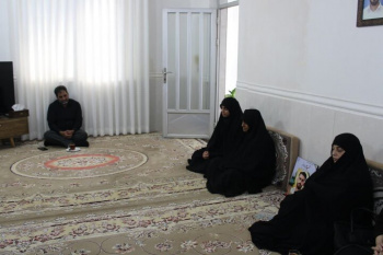 دیدار اعضای جهاددانشگاهی گلستان با خانواده شهید ناو دنا